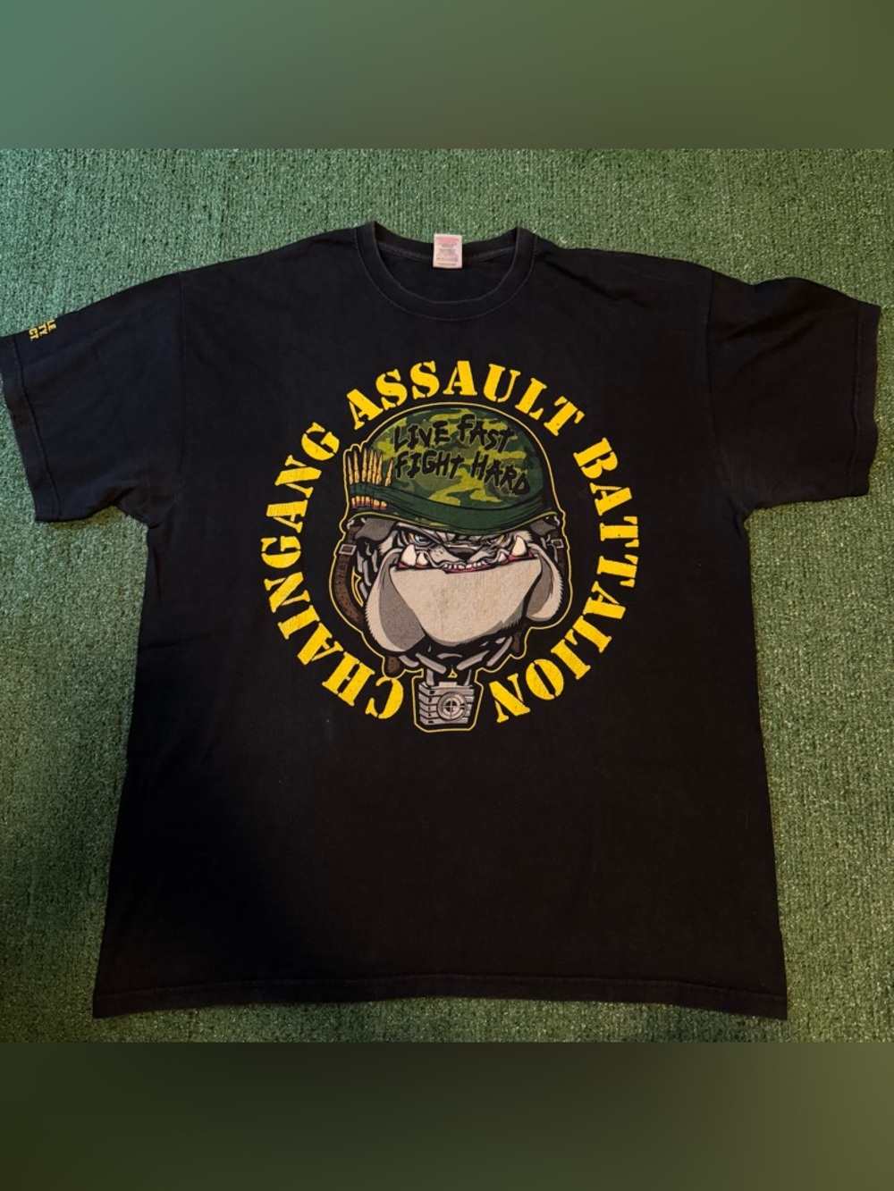 Vintage WWE John Cena Chain Gang Battalion Tee Shirt Wrestling XL